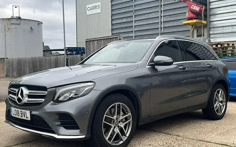 Used Mercedes GLC220 AMG line 170 HP (125 kW) 2018 Grey SUV