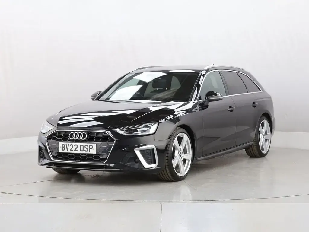 Used Audi A4 S-Line 163 HP (119 kW) 2022 Black Estate