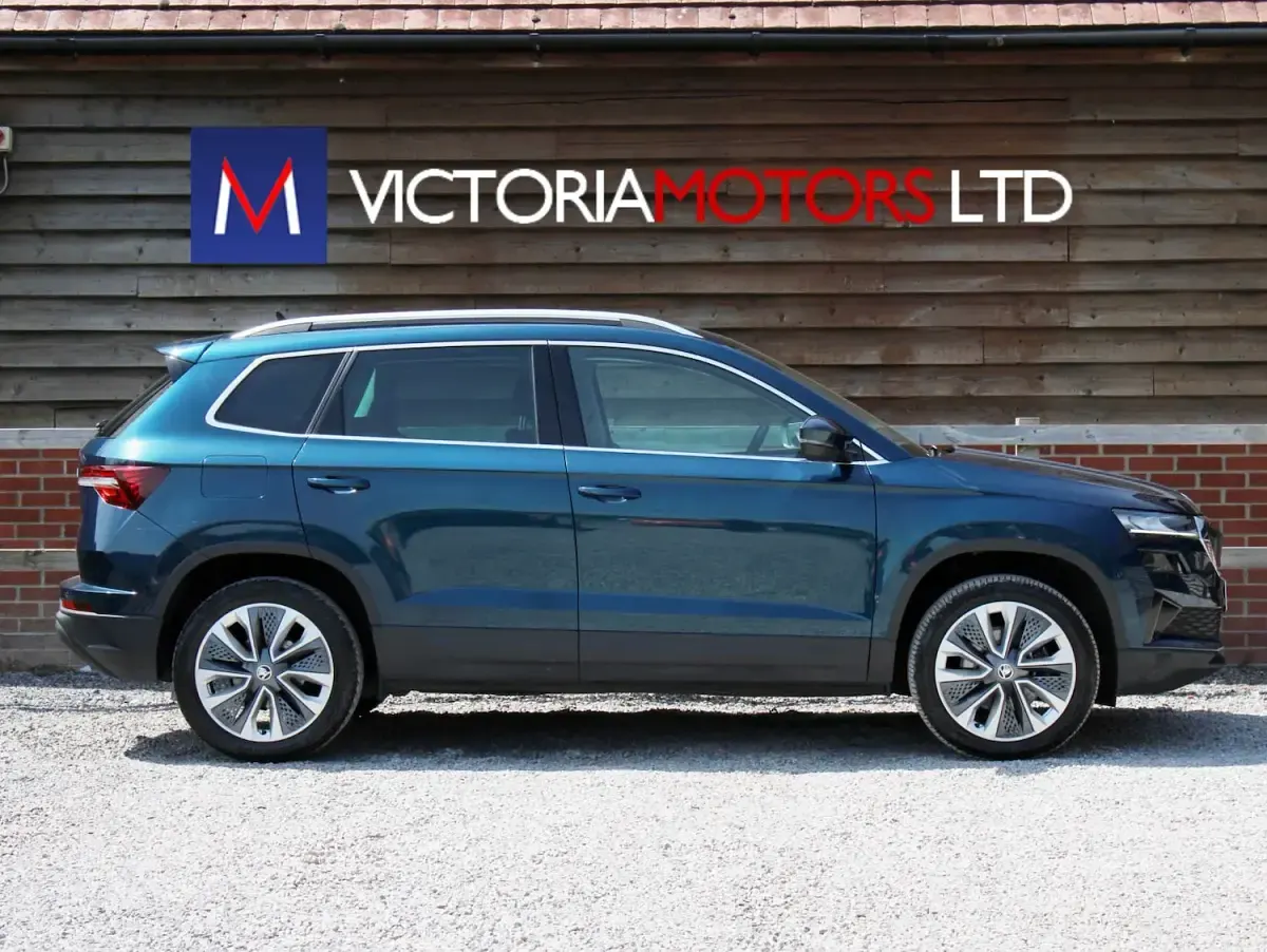 Used Skoda Karoq SE L 150 HP (110 kW) 2023 Blue SUV
