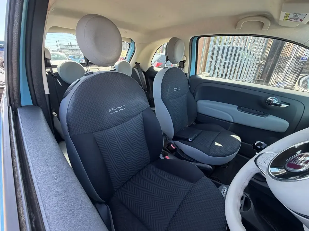 Used Fiat 500 Pop Star 69 HP (50 kW) 2016 Blue Hatchback