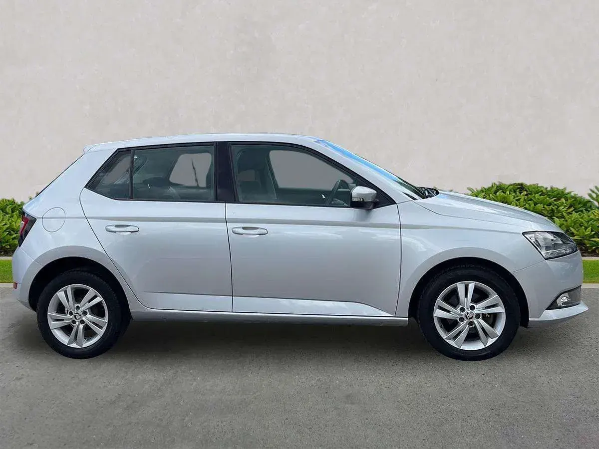 Used Skoda Fabia SE 75 HP (55 kW) 2019 Silver Hatchback