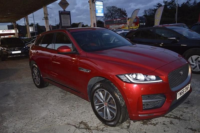 Red Used 2017 Jaguar F-Pace R-Sport SUV | £12,499 (Fair price) - Image 1/1