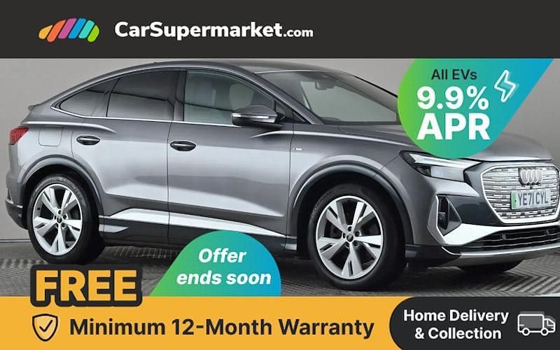 Used 2023 Audi Q4 Sportback e-tron S-Line SUV | £20,697 - Image 1/3