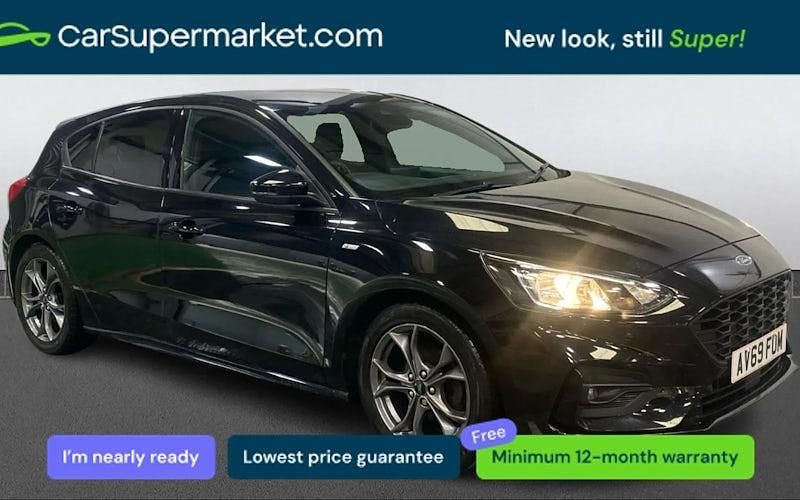 Used Ford Focus ST-Line 125 HP (91 kW) 2019 Black Hatchback