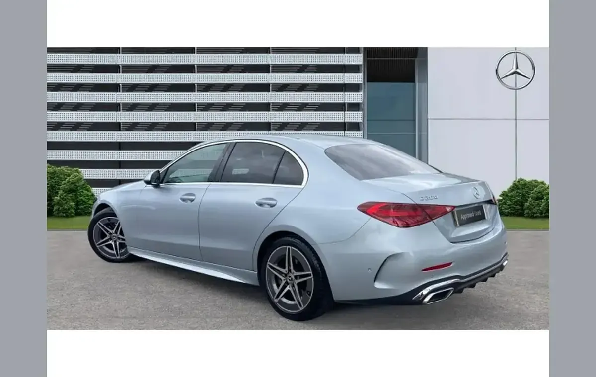 Used Mercedes C200 AMG line 200 HP (147 kW) 2025 Silver Sedan
