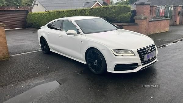 White Used 2014 Audi A7 S-Line Hatchback | £7,995 (Fair price) - Image 1/4