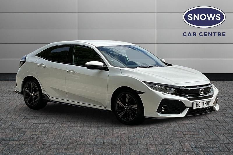 White Used 2019 Honda Civic Sport | £16,799 (Expensive) - Image 1/4