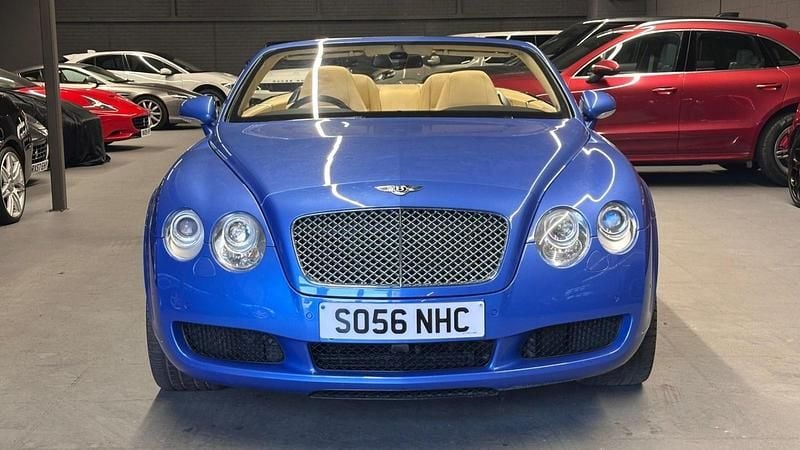 Used Bentley Continental GT Convertible 552 HP (405 kW) 2007 Blue Cabriolet