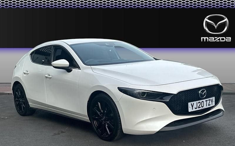 White Used 2020 Mazda 3 Inclusive Hatchback | £13,283 (Fair price) - Image 1/4