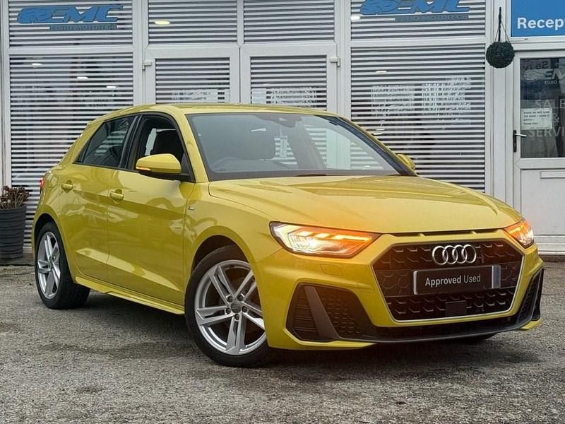 Yellow Used 2019 Audi A1 Sportback S-Line Hatchback | £14,268 (Fair price) - Image 1/4