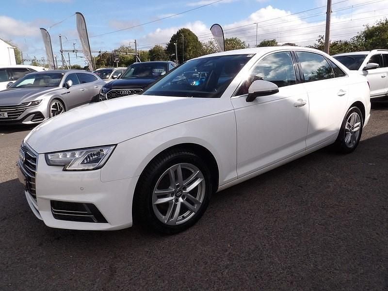 White Used 2019 Audi A4 Comfort Sedan | £12,795 (Good price) - Image 1/4