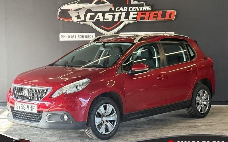 Used Peugeot 2008 Active 100 HP (73 kW) 2016 Red SUV