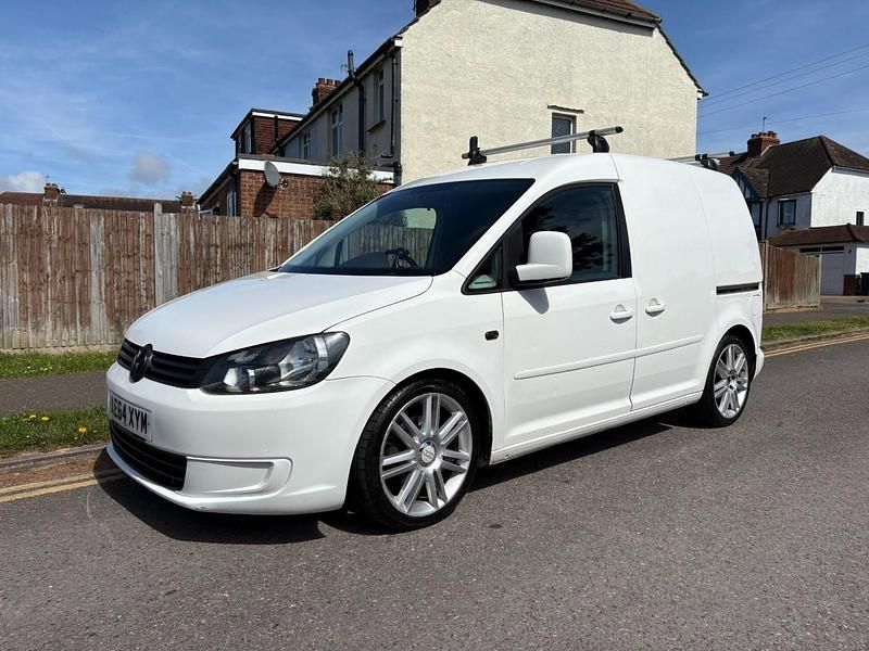 Begagnad VW Caddy Startline 102 HK (75 kW) 2014 Vit Minibuss