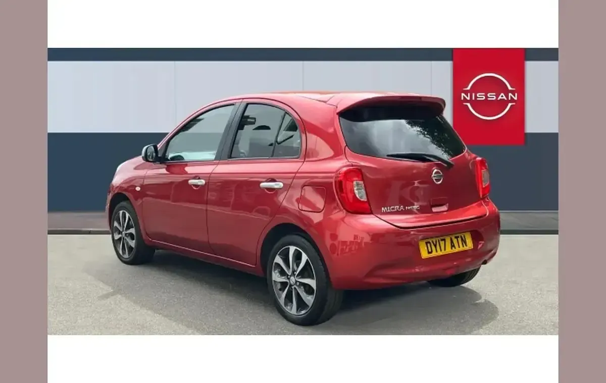 Used Nissan Micra N-TEC 80 HP (58 kW) 2017 Red Hatchback