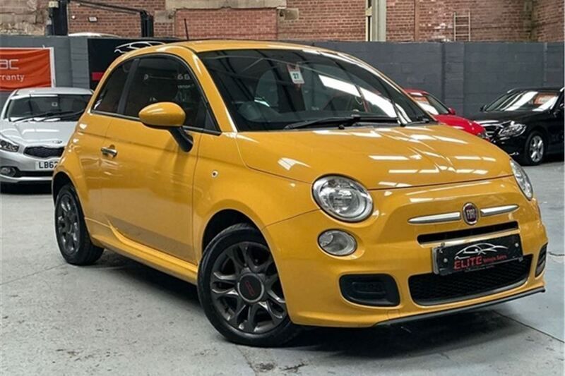 Yellow Used 2014 Fiat 500 S Hatchback | £4,795 (Fair price) - Image 1/4