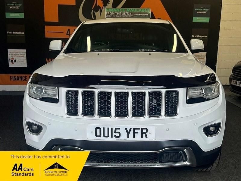 Used Jeep Grand Cherokee Limited 243 HP (178 kW) 2015 White SUV
