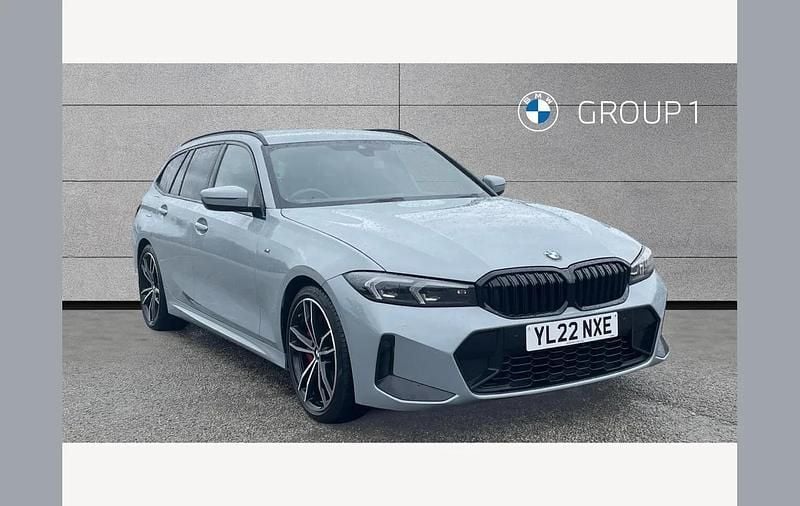 Grey Used 2022 BMW 320e M Sport Estate | £27,495 (Good price) - Image 1/4