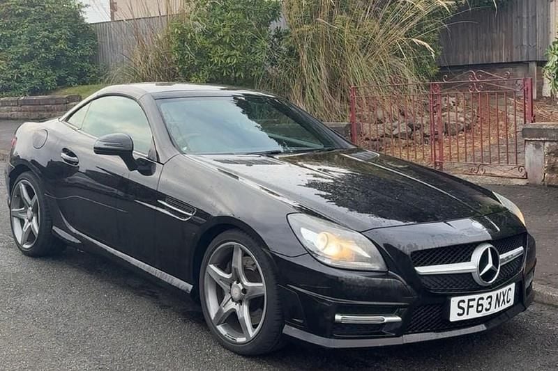 Black Used 2013 Mercedes SLK250 AMG Cabriolet | £5,950 (Fair price) - Image 1/1