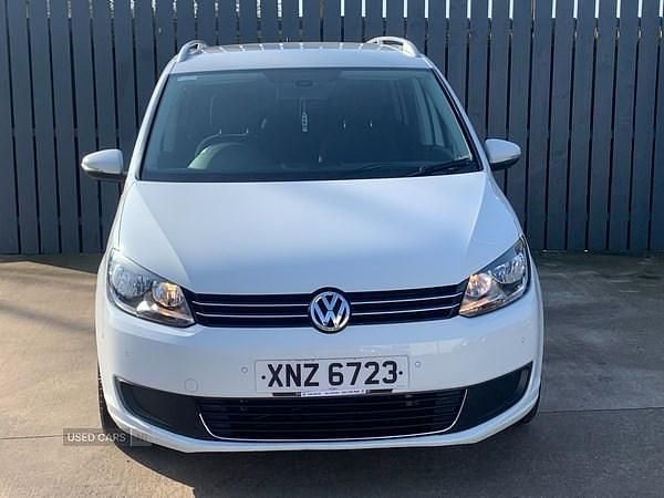 Used VW Touran SE 105 HP (77 kW) 2015 White MPV