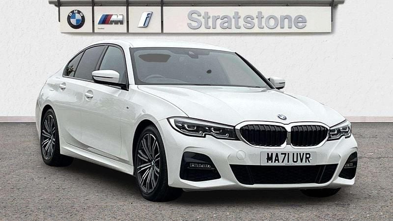 White Used 2021 BMW 320 M Sport | £21,899 (Fair price) - Image 1/3