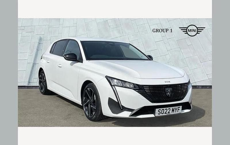 Used Peugeot 308 Allure Premium 131 HP (96 kW) 2022 White Hatchback