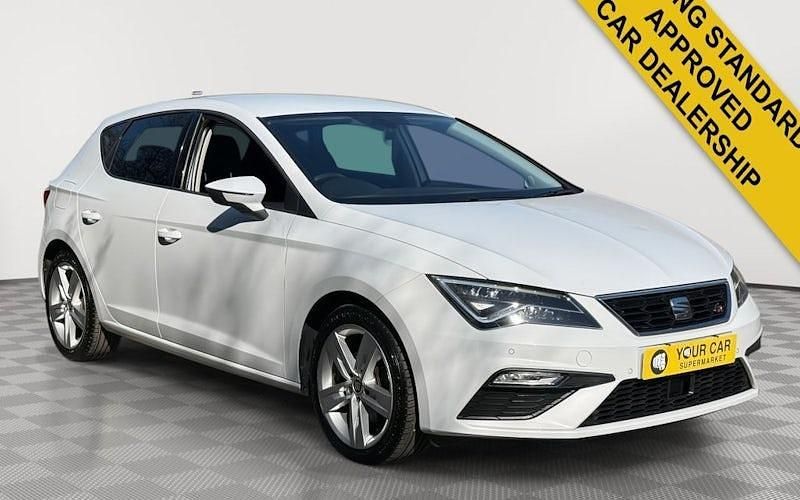 Used Seat Leon FR 131 HP (96 kW) 2019 White Hatchback