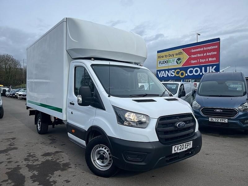 Used Ford Transit 130 HP (95 kW) 2020 White Cabriolet