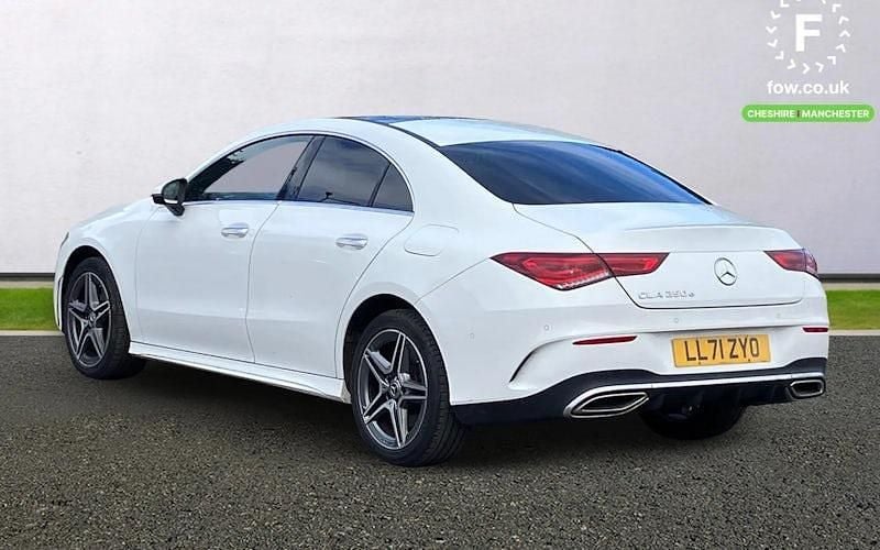 Used Mercedes CLA250e AMG Line Premium Plus 218 HP (160 kW) 2022 White Sedan