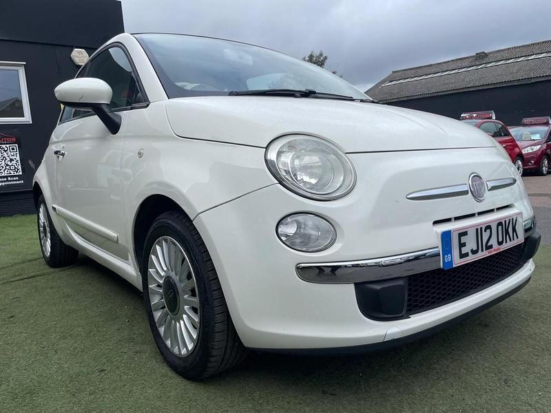 Used Fiat 500 Lounge 69 HP (50 kW) 2012 White Hatchback