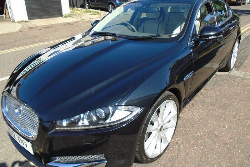 Black Used 2012 Jaguar XF Portfolio Sedan | £7,495 (Expensive) - Image 1/1