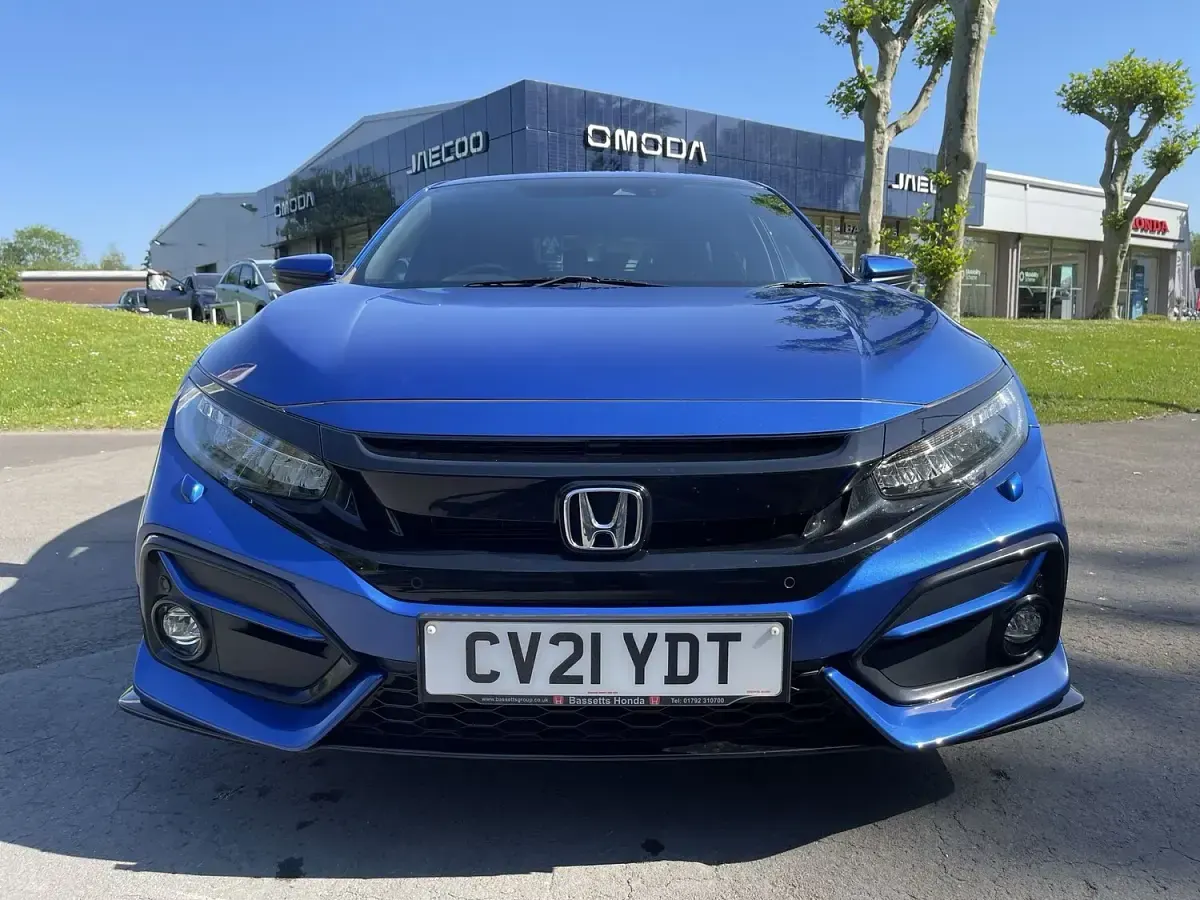 Used Honda Civic Sport 2021 Blue Hatchback