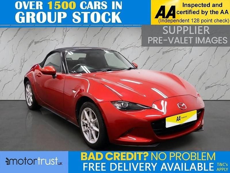 Red Used 2018 Mazda MX5 Cabriolet | £12,000 (Good price) - Image 1/2
