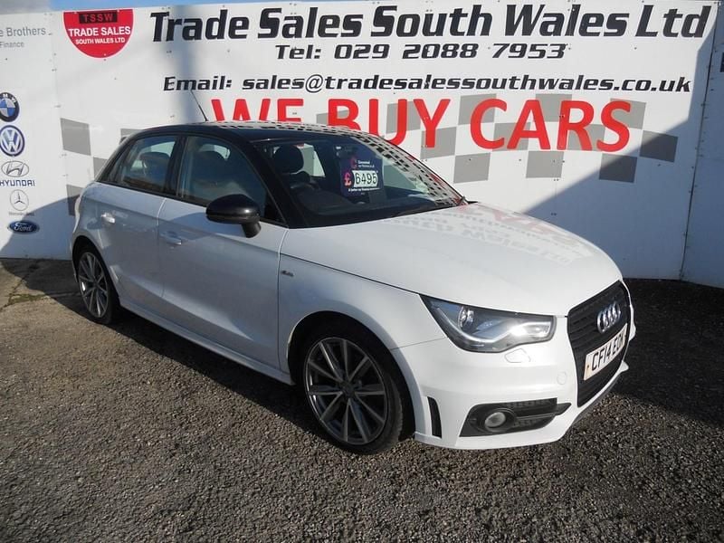 Used Audi A1 S-Line 2014 White Hatchback