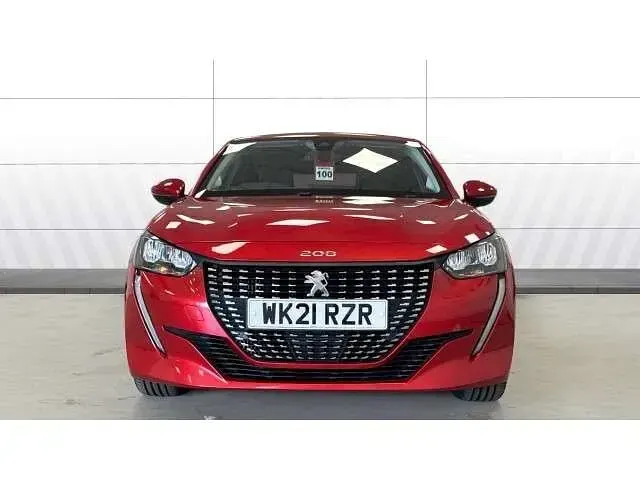 Used Peugeot 208 Allure 101 HP (74 kW) 2021 Red Hatchback