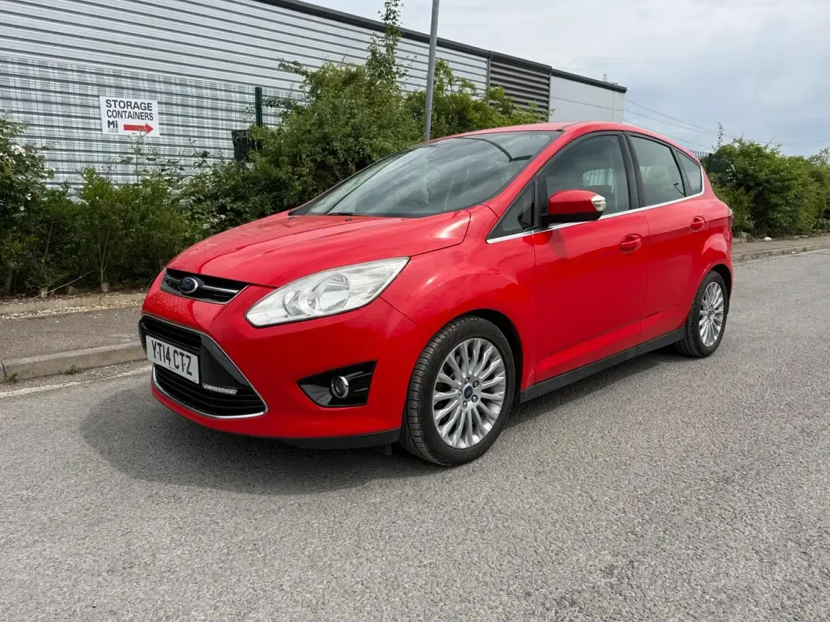 Used Ford C-MAX Titanium 140 HP (102 kW) 2014 Red MPV