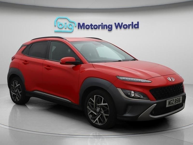 Red Used 2022 Hyundai Kona Premium SUV | £15,600 (Fair price) - Image 1/4