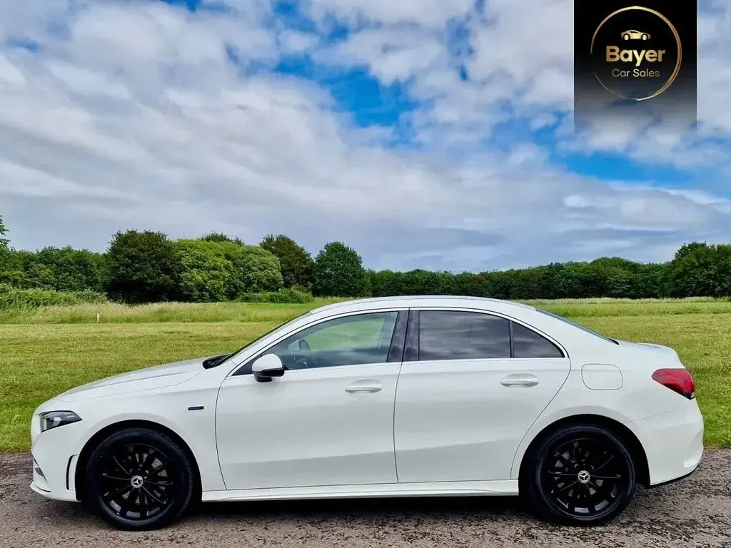 Used Mercedes A250 AMG line 2020 White Sedan