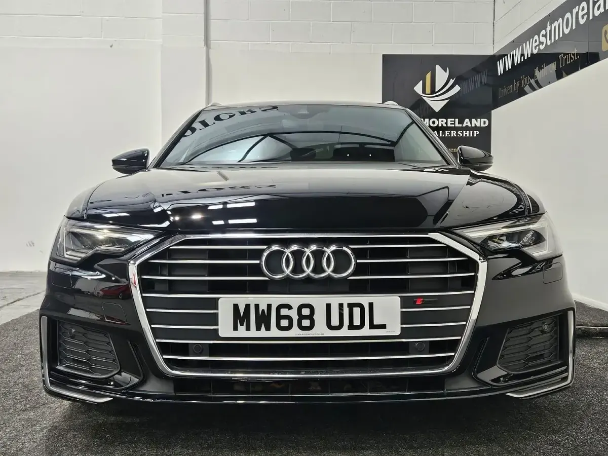 Used Audi A6 S-Line 204 HP (150 kW) 2018 Black Estate