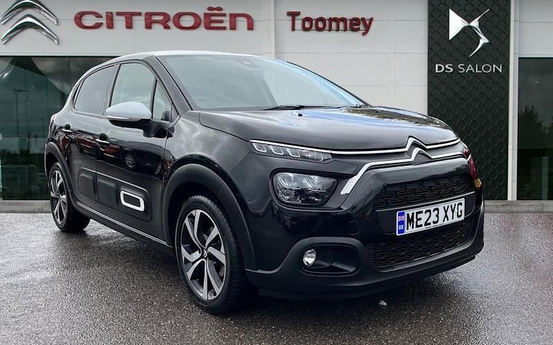 Black Used 2023 Citroën C3 PureTech Hatchback | £11,990 (Fair price) - Image 1/4