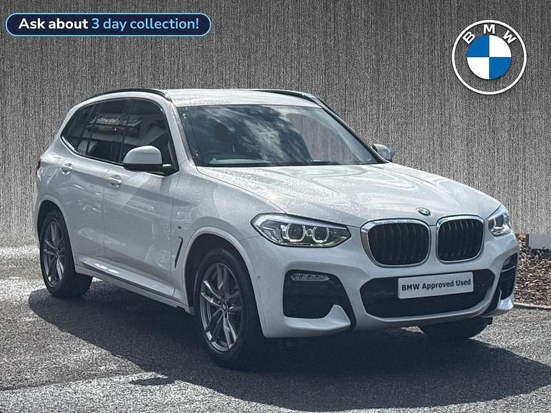 White Used 2019 BMW X3 M Sport SUV | £23,999 (Good price) - Image 1/3