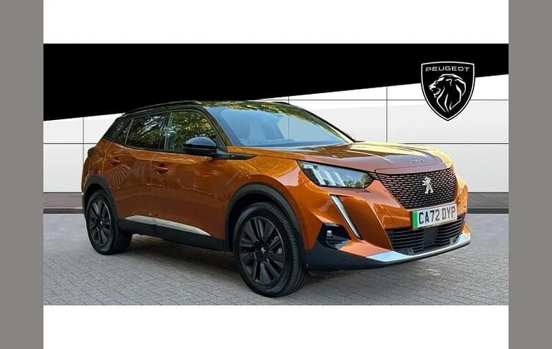 Orange Used 2022 Peugeot e-2008 Premium SUV | £15,614 (Fair price) - Image 1/4