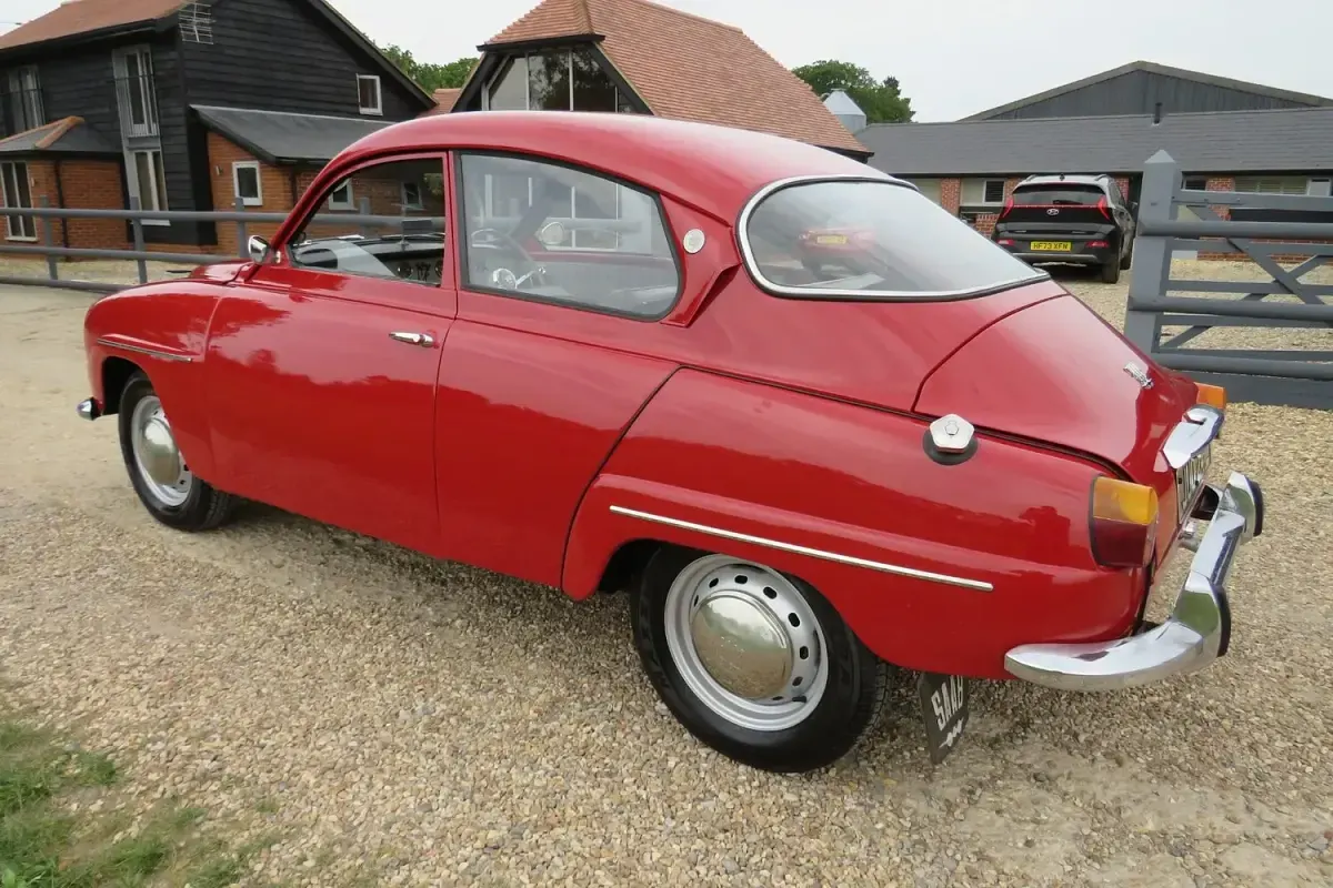 Used Saab 96 38 HP (27 kW) 1967 Red Sedan