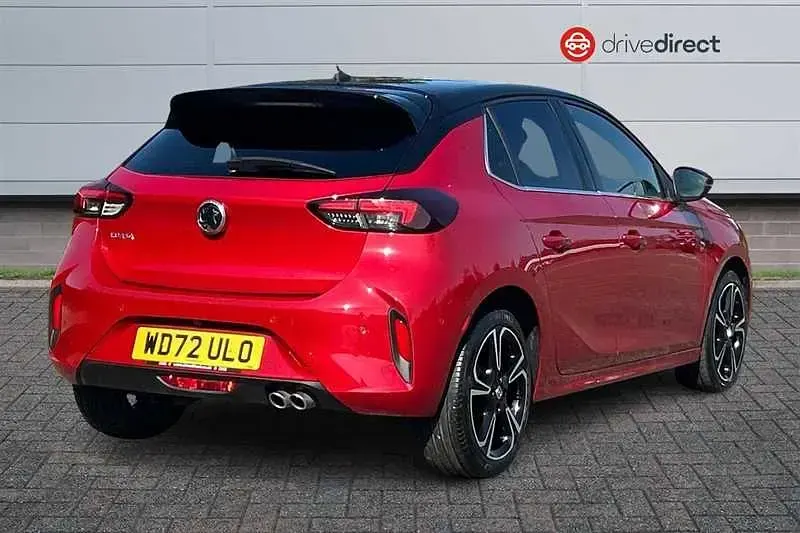 Used Vauxhall Corsa Ultimate 130 HP (95 kW) 2023 Red Hatchback