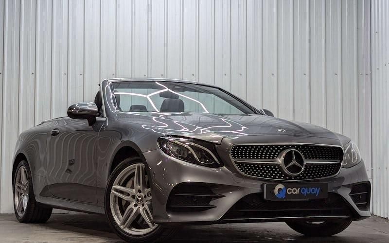 Used Mercedes E350 AMG line 258 HP (189 kW) 2017 Grey Cabriolet