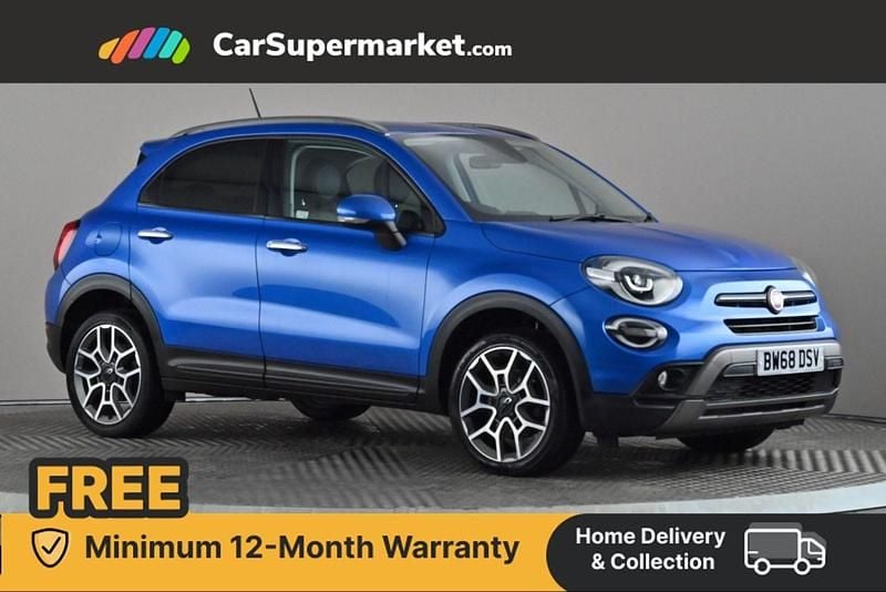 Blue Used 2018 Fiat 500X Cross SUV | £10,197 (Fair price) - Image 1/4
