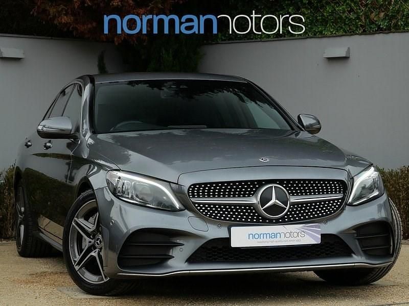 Grey Used 2020 Mercedes C300 AMG line Sedan | £20,495 (Fair price) - Image 1/3
