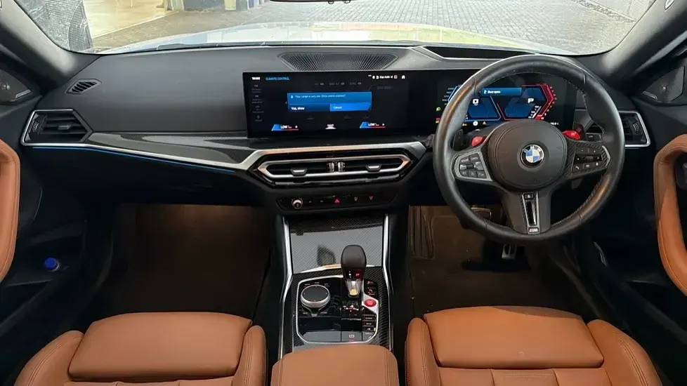 Begagnad BMW M2 Comfort Edition 454 HK (333 kW) 2023 Blå Sportkupé