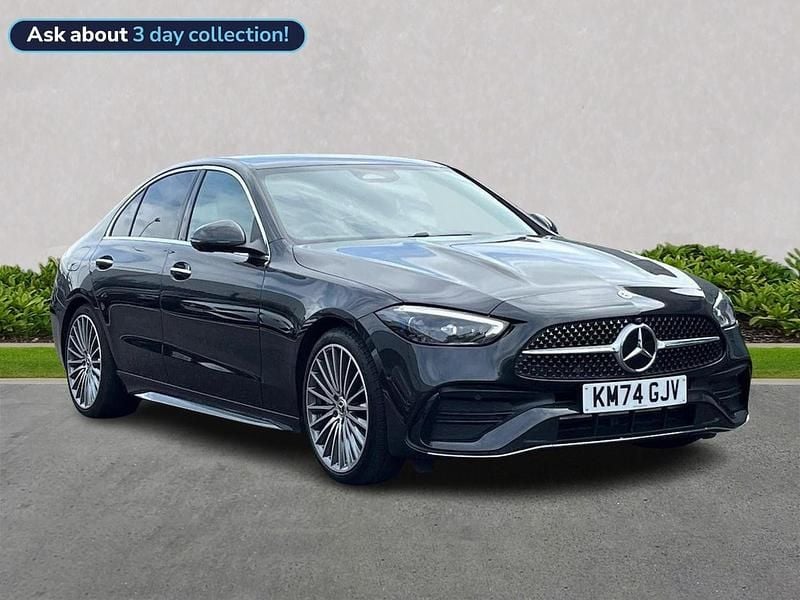 Grey Used 2024 Mercedes C220 AMG Line Premium Sedan | £35,999 - Image 1/4