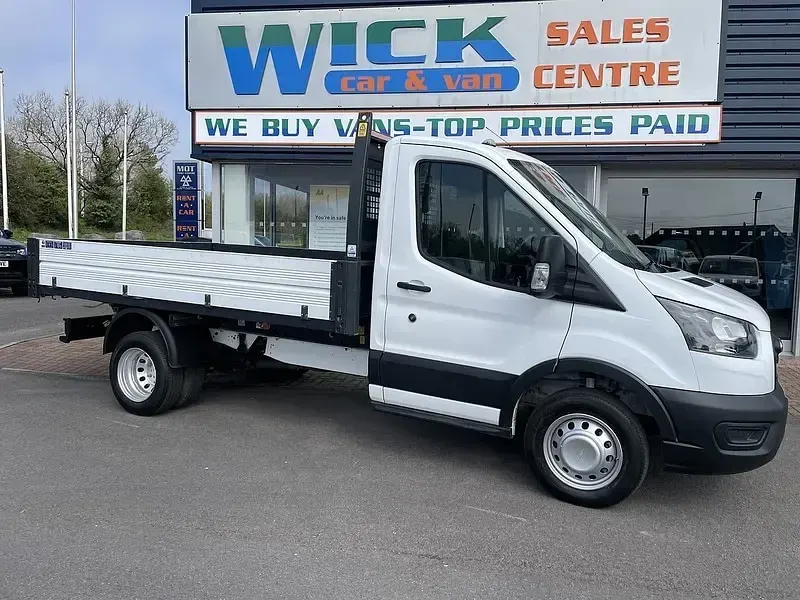 Used Ford Transit S 130 HP (95 kW) 2021 White Cabriolet