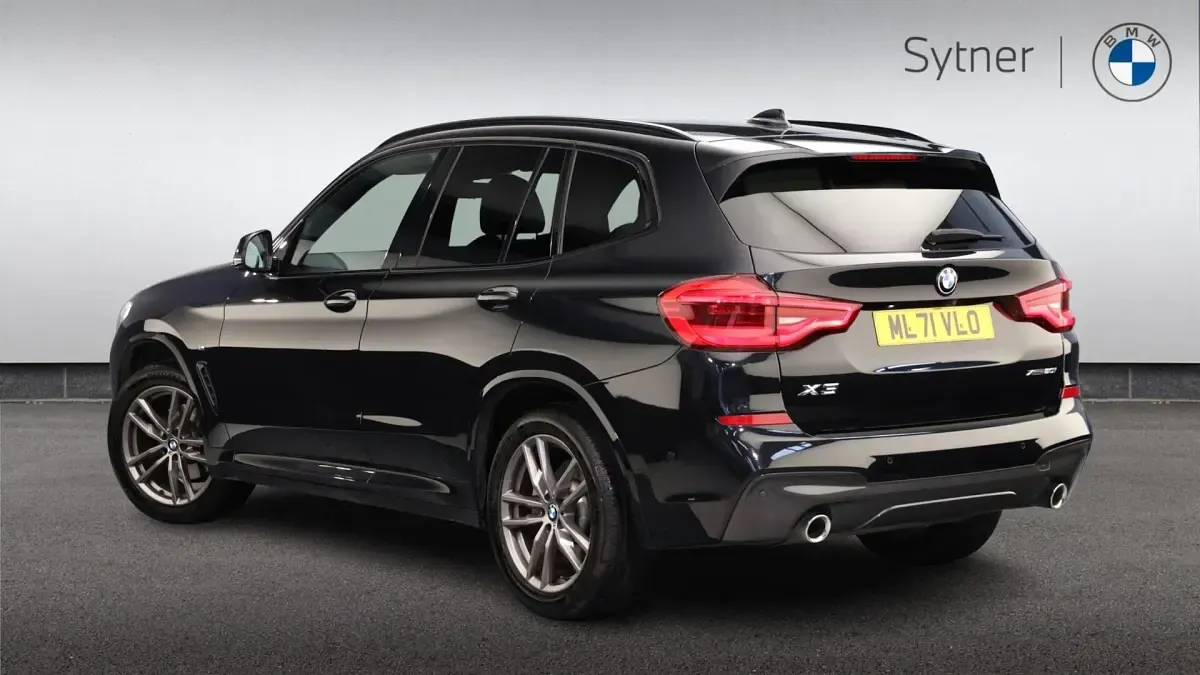 Used BMW X3 M Sport 181 HP (133 kW) 2021 Black SUV